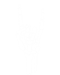 Rock On Skeleton Hand Gift T-Shirt