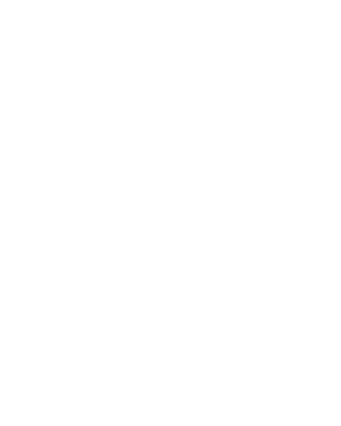 Rock On Skeleton Hand Gift T-Shirt