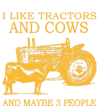 I Like Tractors And Cows And Maybe 3 People Farmer Kids Hoodie