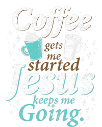 Coffee Morning Christian Gift Idea Jesus Tie-Dye T-Shirt