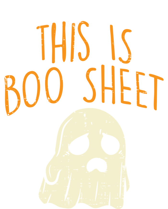 This Is Boo Sheet Sad Ghost Funny Pun Halloween Meaningful Gift Ladies Long Sleeve Shirt