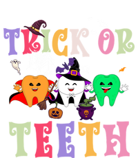 Trick Or Teeth Funny Dental Halloween Treat Dentist Gift Valucap Bio-Washed Visor