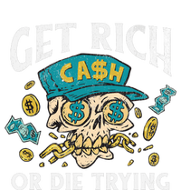 Get Rich Or Die Trying Money Hustle Hustler Cash Dollars Grommeted Golf Towel