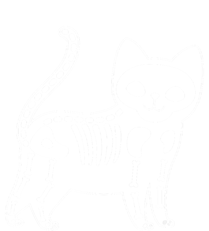 Funny Halloween Skeleton Cat Kitty Costume Skull Cat Adult ChromaSoft Performance T-Shirt