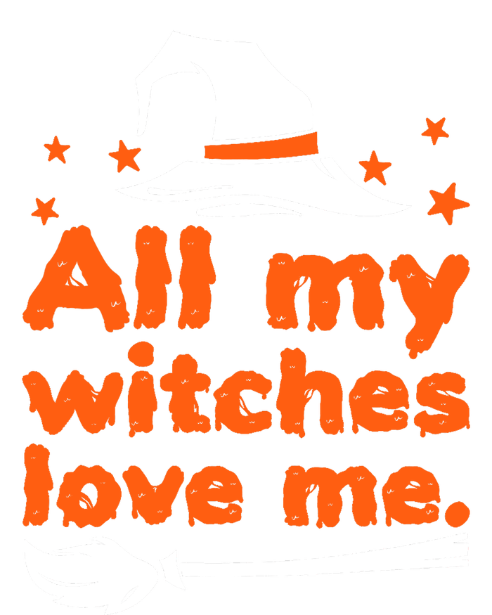 Funny Vintage All My Witches Love Me Halloween T-Shirt