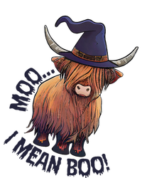 Ghost Highland Cow Moo I Mean Boo Pumpkin Funny Halloween T-Shirt