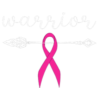 Warrior Survivor Fighter Pink Ribbon Warrior Breast Cancer Womens Cotton Relaxed Long Sleeve T-Shirt