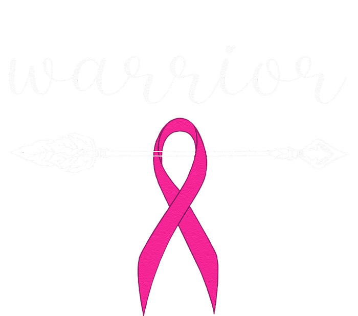 Warrior Survivor Fighter Pink Ribbon Warrior Breast Cancer Womens Cotton Relaxed Long Sleeve T-Shirt