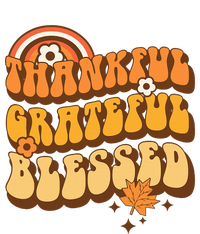 Thankful Grateful Blessed Retro Fall Thanksgiving T-Shirt