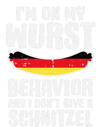 On My Wurst Behavior Dont Give Schnitzel Funny Oktoberfest Zip Tote Bag