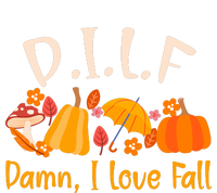 Dilf Damn I Love Fall Funny Pumpkin Autumn Lover Drawstring Bag