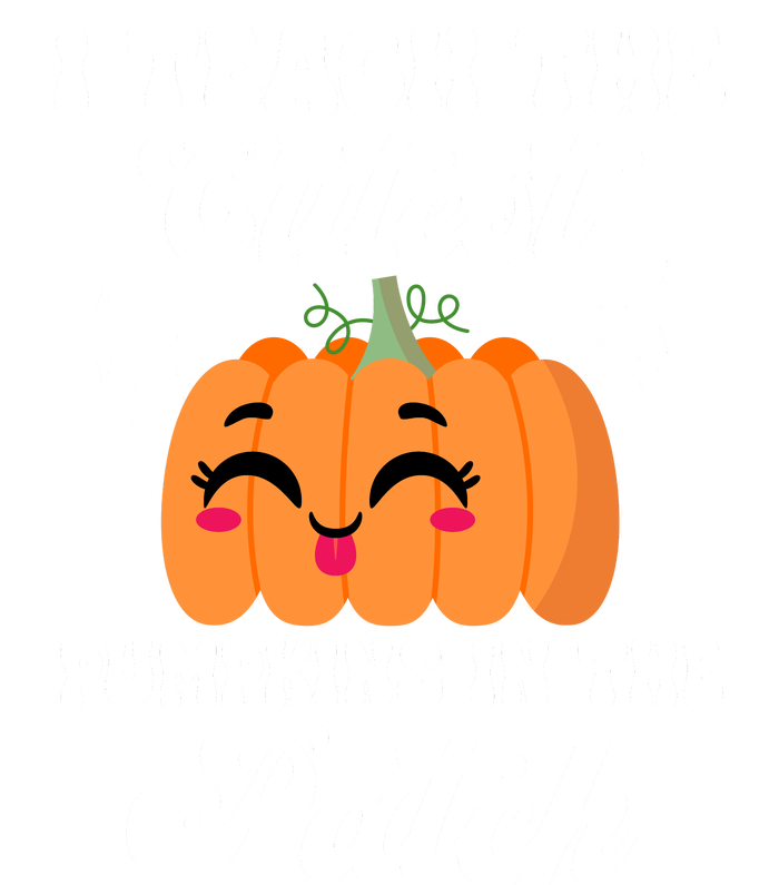 I Teach The Cutest Pumpkins In The Patch Teacher Gift Women's Long Sleeve Flannel Pajama Set 