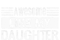 Awesome Like My Daughter Funny Vintage Father Day Mom Dad Women's Long Sleeve Flannel Pajama Set 