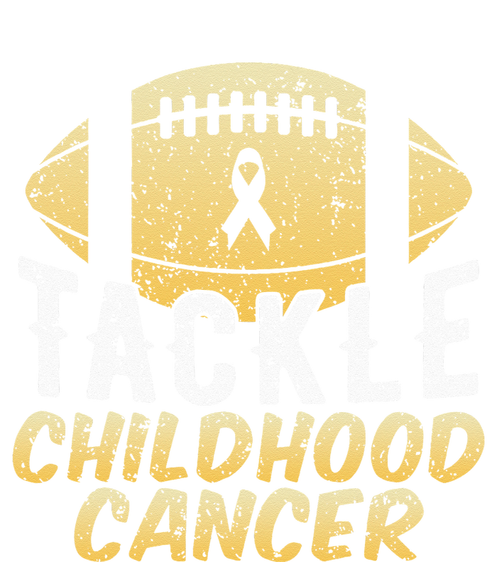 Childhood Cancer Awareness Tackle Childhood Cancer Football Women's Fleece Hoodie