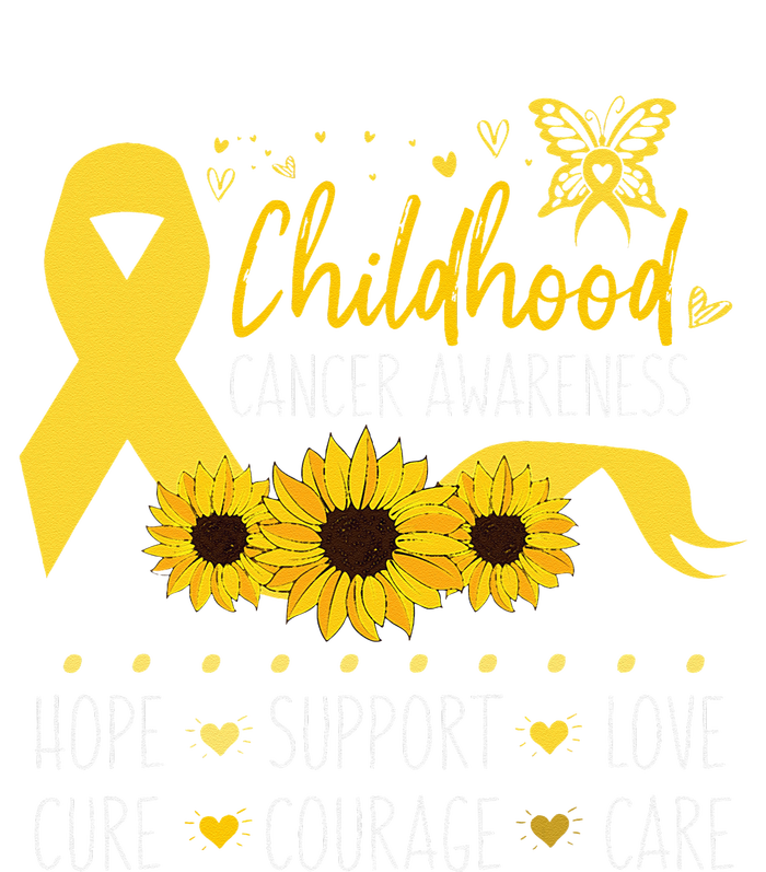 Childhood Cancer Support Family Childhood Cancer Awareness Tie-Dye T-Shirt