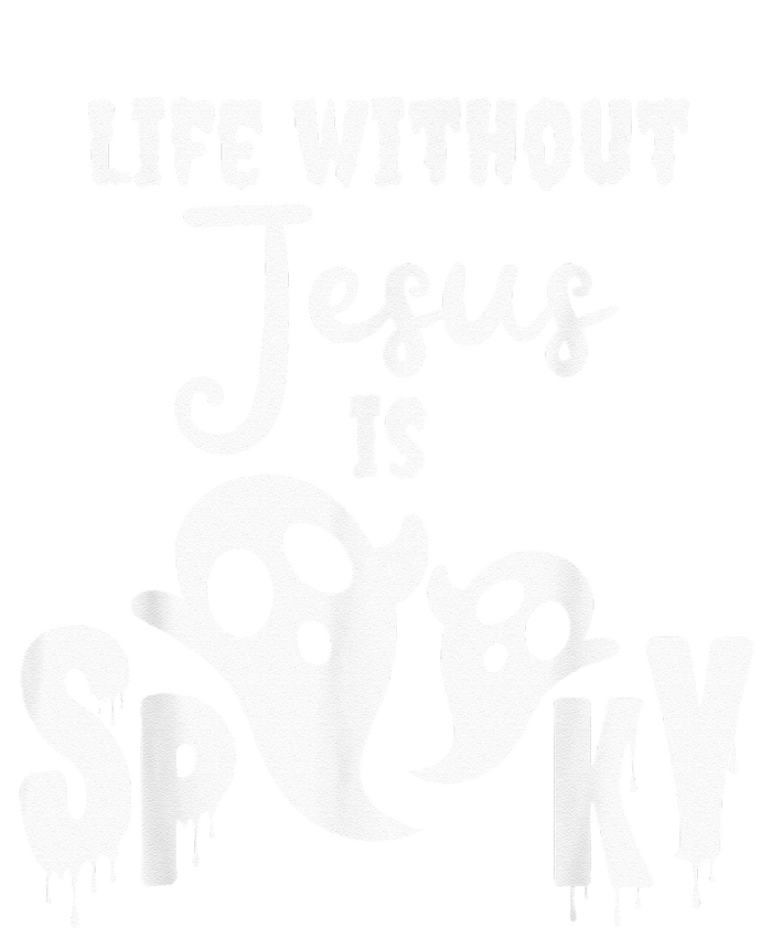 Life Without Jesus Is Spooky Ghost Christian Halloween Kids Long Sleeve Shirt