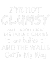 Im Not Clumsy Funny Sayings Sarcastic Girls Long Sleeve Pajama Set