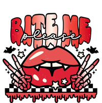 Bite Me Please Halloween Vampire Scary Halloween Costume Gift Valucap Bio-Washed Visor