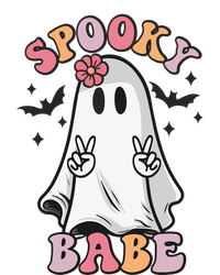 Groovy Spooky Babe Vibes Ghost Hippie Halloween Gift Kids Long Sleeve Shirt