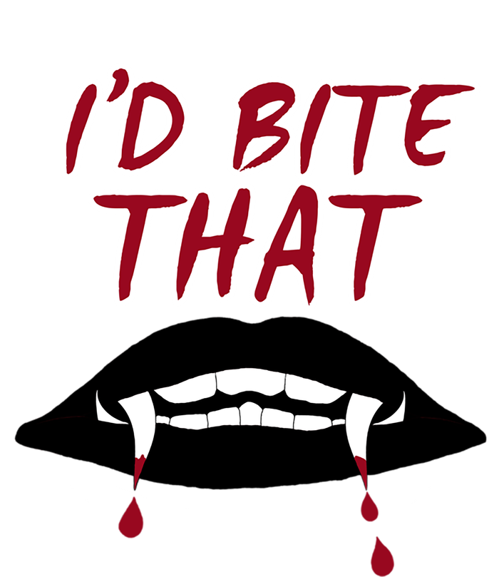 Halloween Vampire Teeth Bitethat Bite Me Vampire Blood Gift Ladies Essential Tank