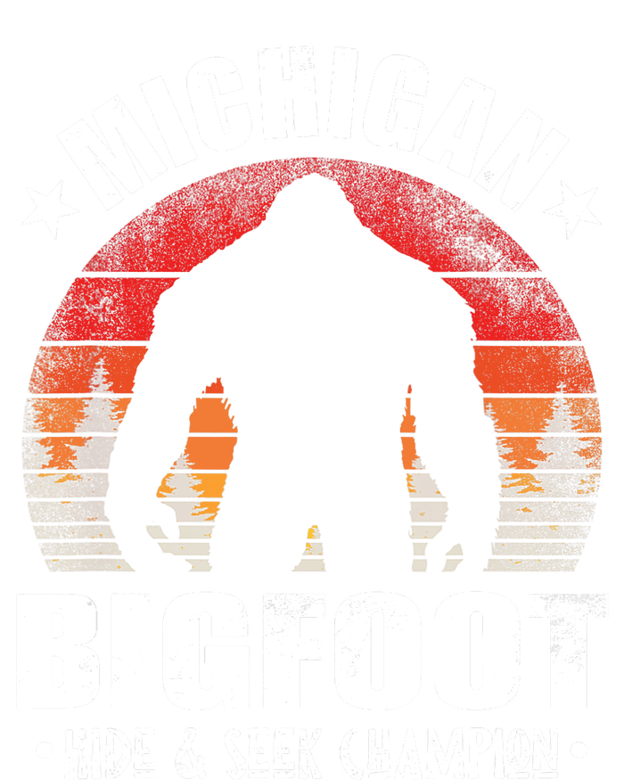 Michigan Bigfoot Sasquatch Sunset Hide And Seek Champion Tie-Dye T-Shirt