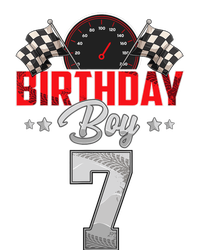 Race Car 7th Birthday Boy Party Racing 7 Year Old Pit Crew Cooling Performance Long Sleeve Crew