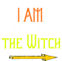 Witch Halloween Costume Funny I Am With The Witch Cool Gift Premium T-Shirt