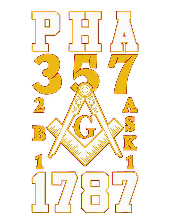 Prince Hall Mason PHA 357 2b1ask1 1787 Masonic Thanksgiving Tall T-Shirt