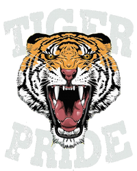 Tiger Pride Tiger Mascot Vintage School Sports Team Football Tall Hoodie