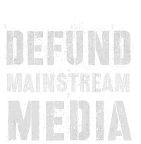 DEFUND MAINSTREAM MEDIA Politicians Protest Defend America Women's V-Neck T-Shirt