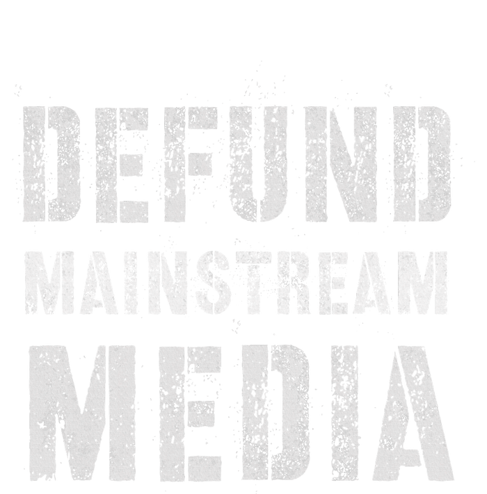 DEFUND MAINSTREAM MEDIA Politicians Protest Defend America Women's V-Neck T-Shirt