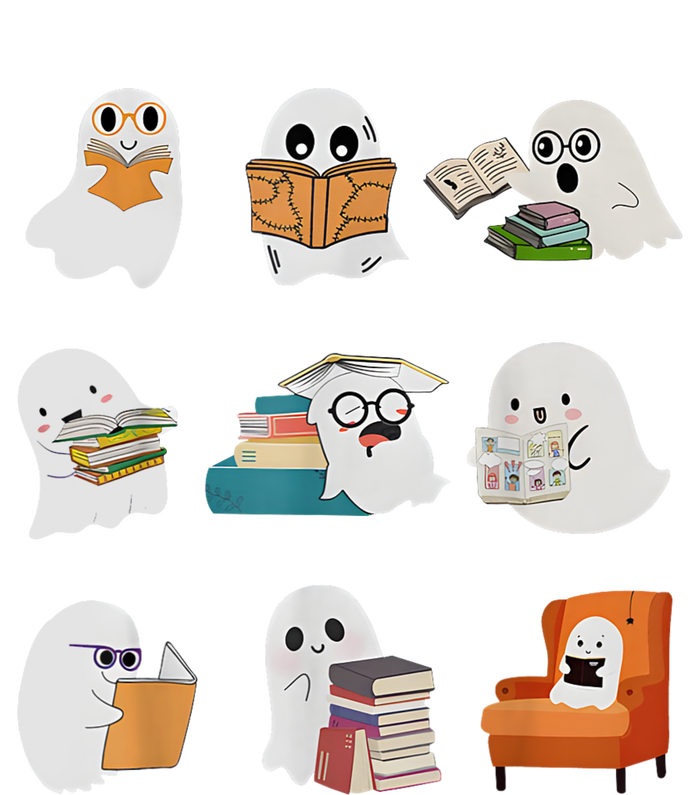 Ghost Reading Teacher Halloween Librarian Book Lover School Women’s Perfect Tri Rocker Tank