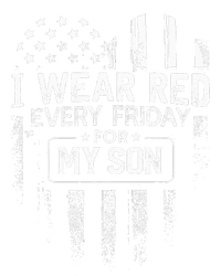 I Wear Red Every Friday For My Son Mom Dad Toddler Long Sleeve Shirt