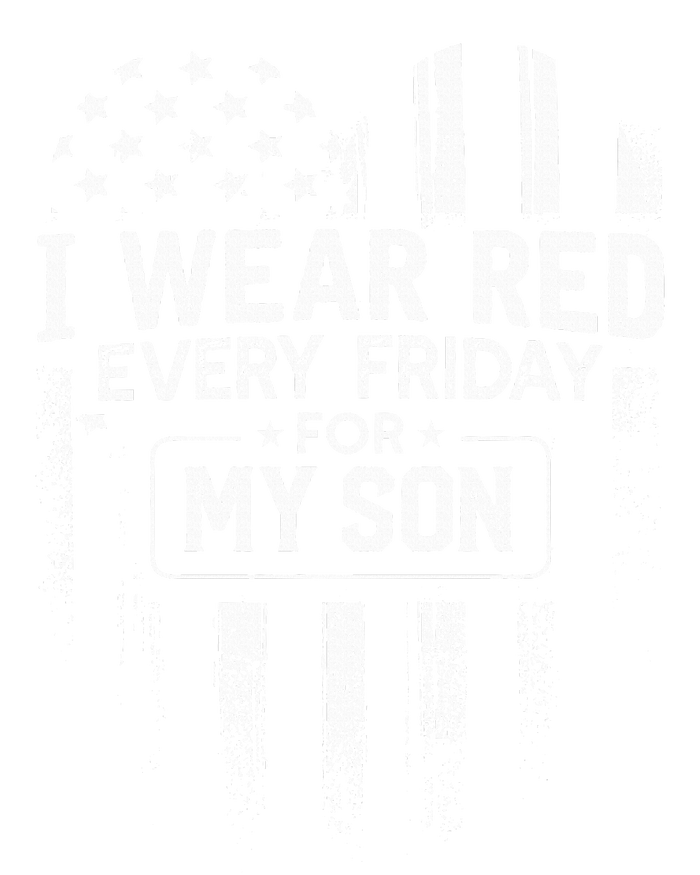 I Wear Red Every Friday For My Son Mom Dad Toddler Long Sleeve Shirt