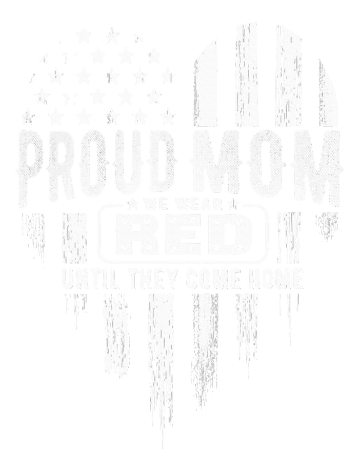 Proud Mom We Wear Red Friday Military Toddler Fine Jersey T-Shirt