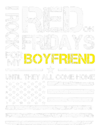 Red Friday Military Girlfriend Wear Red For Boyfriend Button