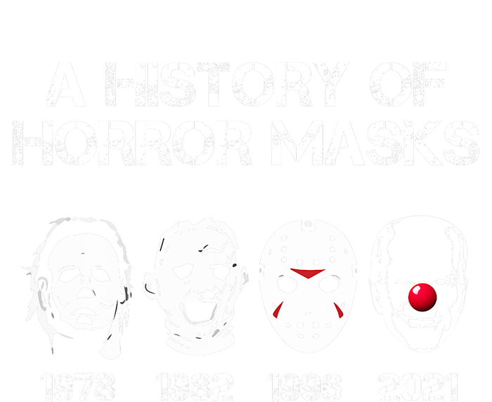 A History Of Horror Masks Halloween Funny Costume Anti Biden Womens Funnel Neck Pullover Hood