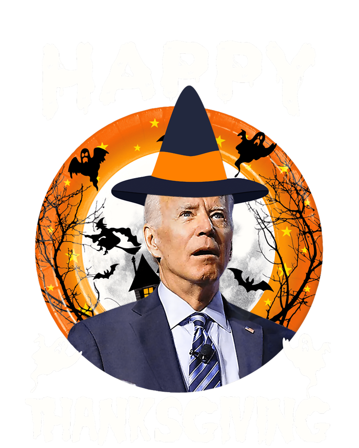 Funny Joe Biden Happy Thanksgiving Confused Happy Halloween Tie Dye Hoodie