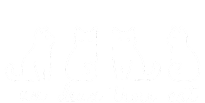 Cute Cat Lover Un Deux Trois T-Shirt