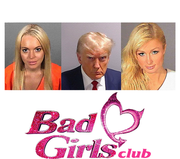 Bad Girls Club Donald Trump Mug Shot Short Acrylic Beanie