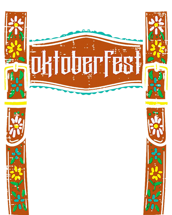 Oktoberfest Lederhosen Costume Cute German Bavarian T-Shirt