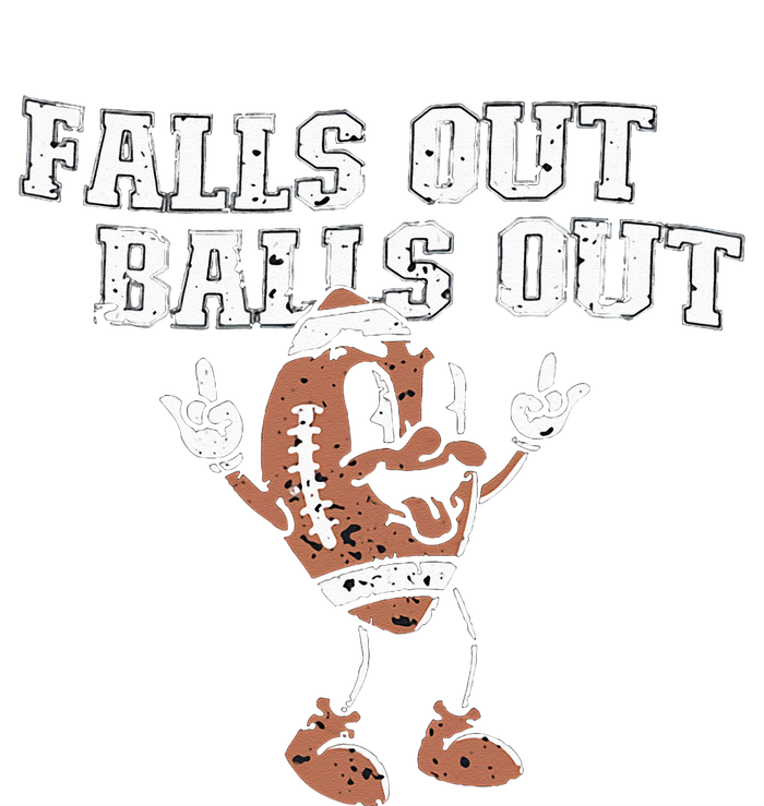 Retro Falls Out Balls Out Football Vintage Thanksgiving Women’s Perfect Tri Rocker Tank