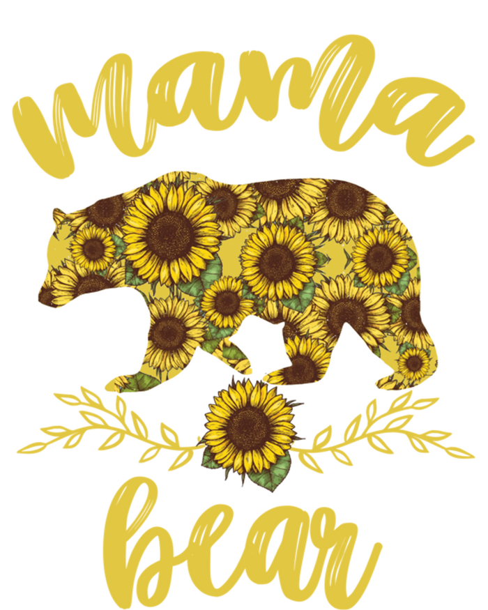 Mama Bear Sunflower Funny Mothers Day Gifts For Woman Mom Sustainable Bucket Hat