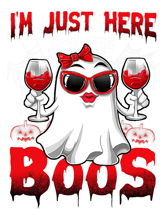 Im Just Here For The Boos Funny Ghost Halloween Costume T-Shirt