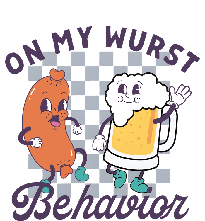 On My Wurst Behavior Funny Oktoberfest Drinking Team T-Shirt