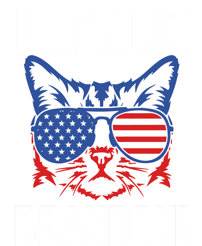 Let’s Go Brandon Cat Conservative American Flag Performance Sprint T-Shirt