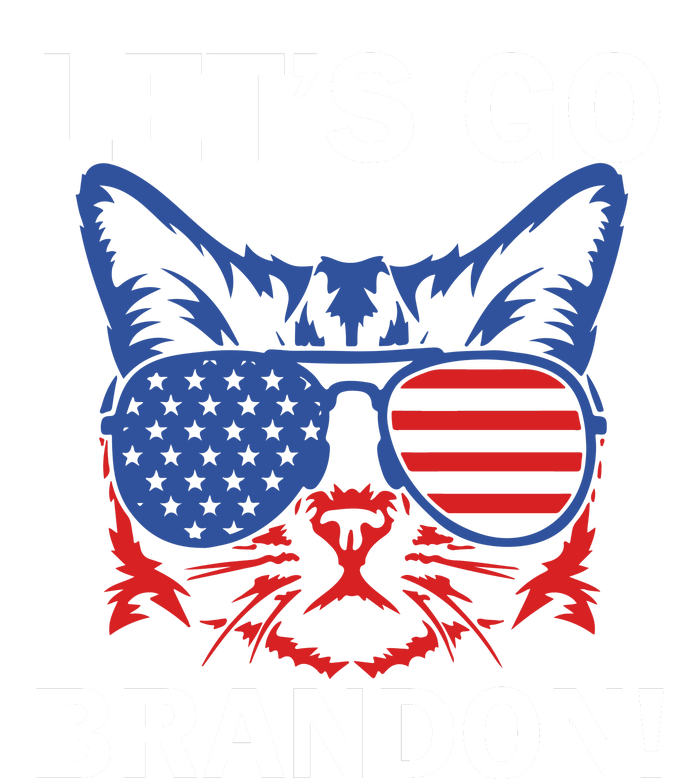 Let’s Go Brandon Cat Conservative American Flag Pajama Set