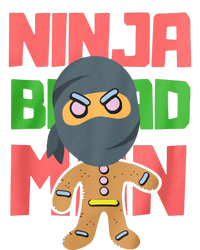 Ninjabread Man Christmas Flat Bill Trucker Hat