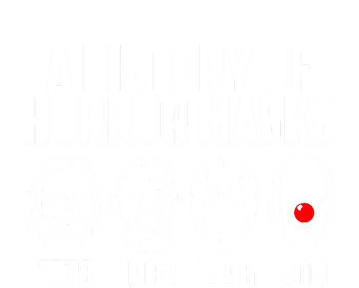 A History Of Horror Masks Halloween Funny Costume Anti Biden T-Shirt