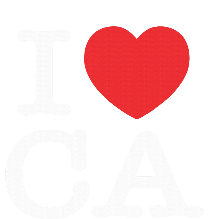 I Heart CA Love California Women's Racerback Cropped Tank